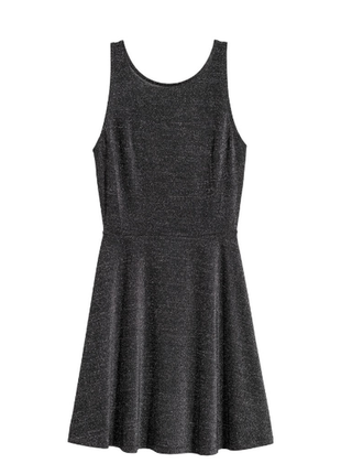 Распродажа!!! эффектное платье с серебристой нитью h&m