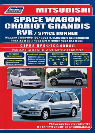 Mitsubishi Space Wagon/Chariot Grandis/RVR Руководство по ремонту