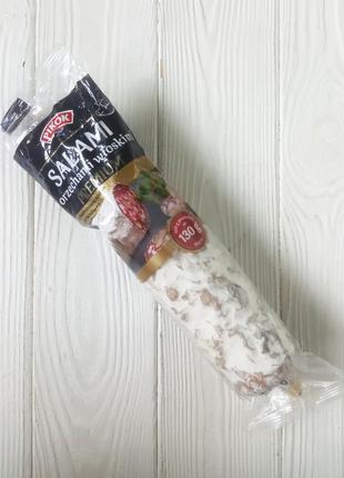 Ковбаса салямі з горіхами Pikok Salami Premium, 250гр (Франція...