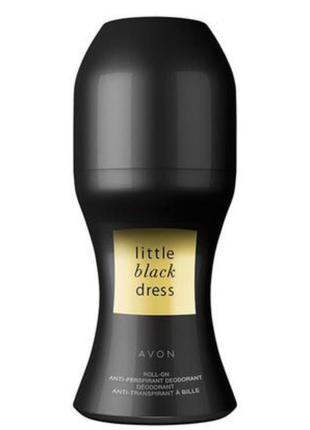 Кульковий дезодорант-антиперспірант avon little black dress