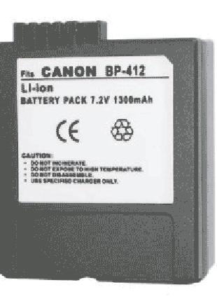 Аккумулятор Canon BP-412 (Digital)