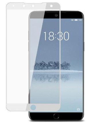 Full Cover защитное стекло для Meizu 15 Plus - White
