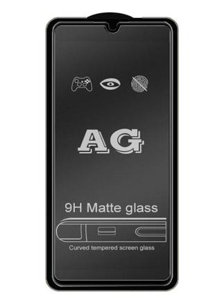 Защитное стекло Full Glue Matte для телефона Huawei P30 - Black