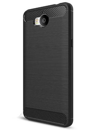 Чехол PRIMO Carbon Fiber Series для Huawei Y5 2017 - Black