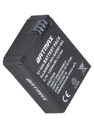 Аккумулятор Batmax AHDBT-301/302/201 для камеры GoPro Hero 3