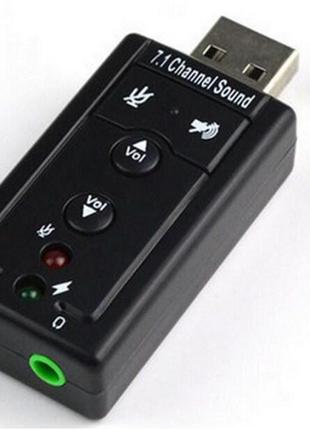 Универсальная звуковая карта USB Virtual 7.1 Audio 3D Sound Card