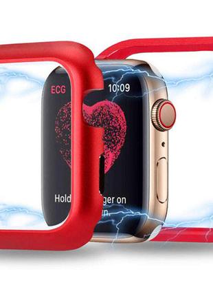Металевий магнітний корпус Primo для Apple Watch 40 mm - Red