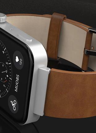 Кожаный ремешок Primo Mijobs для смарт часов Xiaomi Mi Watch -...