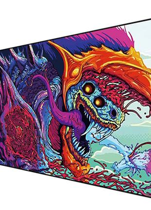 Геймерський килимок, ігрова поверхня Primo Monster Dragon 40х90см
