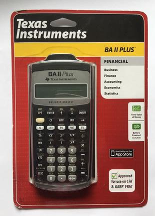 Финансовый калькулятор для экзамена CFA BA II Plus