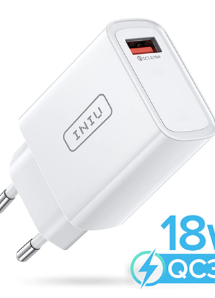INIU USB зарядное устройство 18W 12V 3A быстрая зарядка QC 3.0 or