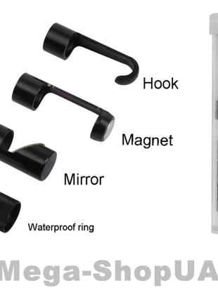 Набор насадок для эндоскопа 8 мм ( магнит, крючок, зеркало, за...
