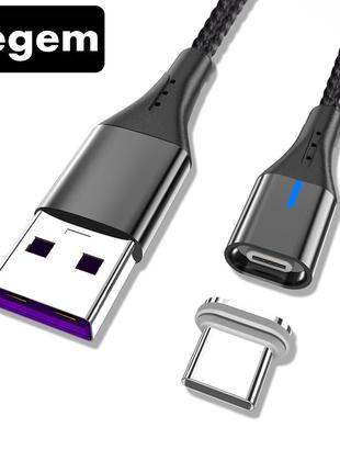 Магнитный кабель для быстрой зарядки, передачи данных USB - Ty...