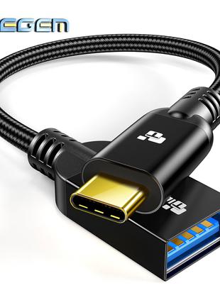 Переходник OTG Type-C - USB host Tiegem. Кабель для соединения...