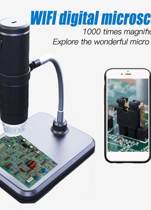 Микроскоп Wi-Fi цифровой электронный 1000Х FullHD для телефона...