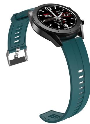 Мужские сенсорные умные смарт часы Smart Watch HS9 Зеленые. Фи...