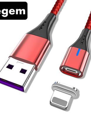 Магнитный кабель для быстрой зарядки USB - Lightning 2 метра з...