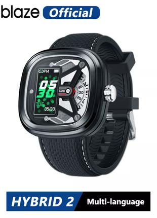 Мужские умные смарт наручные часы Smart Watch Hybrid 2 с тоном...