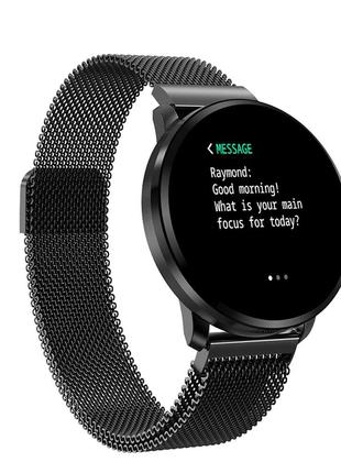 Сенсорные умные смарт часы Smart Watch DS68 Черные с тонометро...