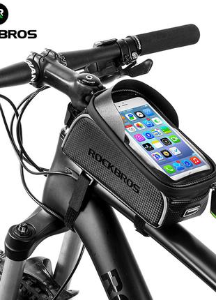 Фірмова велосумка RockBros кишеня для смартфона Touch Screen д...