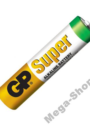 Лужна батарея GP Super Alkaline AAA 1.5V LR-03. Батарейка міні...