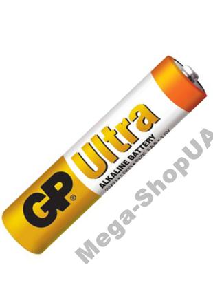 Лужна батарея GP Ultra Alkaline AAA 1.5V LR-03. Батарейка міні...