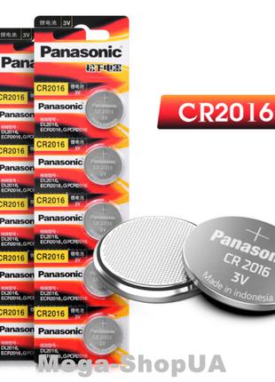 Батарейка литиевая Panasonic / CR2016 / 3V. Батарейка панасони...