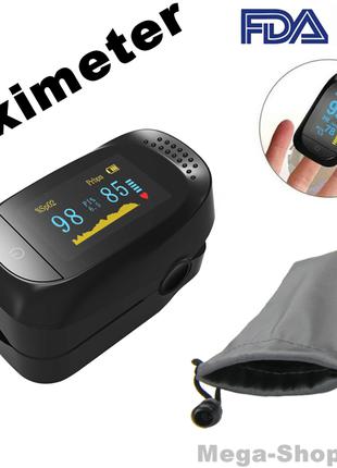 Пульсоксиметр пульсометр оксиметр на палец Pulse Oximeter S36B...