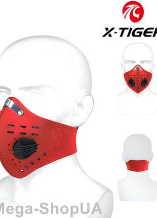 Спортивная маска респиратор многоразовая с угольным фильтром. ...