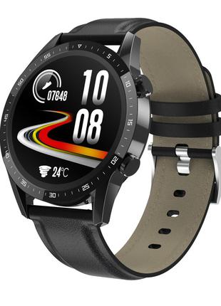 Мужские сенсорные наручные умные смарт часы Smart Watch T3J Че...