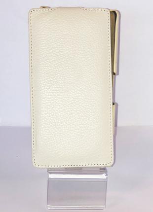 Чехол-книжка на телефон Sony Xperia Z2 белого цвета