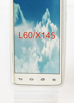 Силиконовый чехол на LG L60/X145 белый матовый