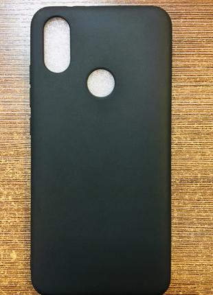 Силіконовий чохол на телефон Xiaomi Mi A2/Mi 6X чорного кольору