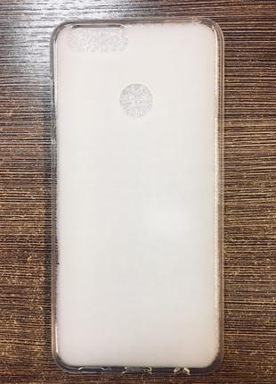 Силиконовый чехол на телефон Huawei Nova Lite 2017 белого цвета