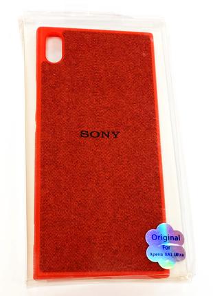 Силиконовый чехол Beautiful на Sony XA1 Ultra красного цвета