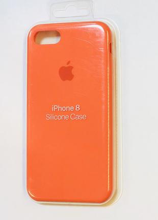 Оригинальный чехол Sicone Case на iPhone 8 оранжевого цвета
