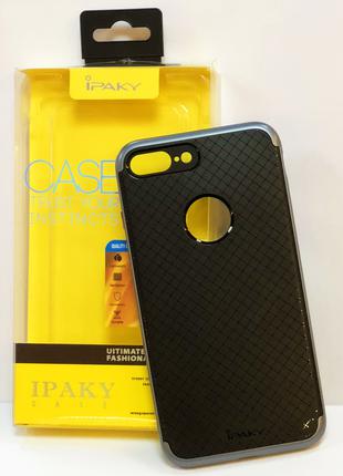 Чехол-накладка на телефон iPhone 7+ iPaky серого цвета