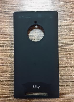 Силиконовый чехол на телефон Nokia Lumia 830 чёрного цвета