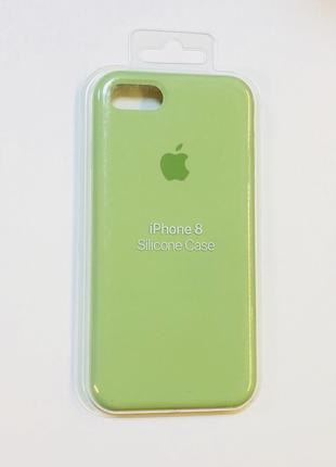 Оригинальный чехол Sicone Case на iPhone 8 салатового цвета