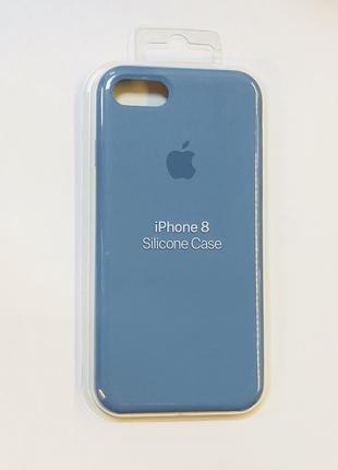 Оригинальный чехол Sicone Case на iPhone 8 голубого цвета