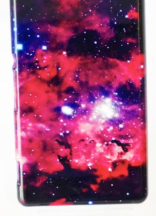Чехол-накладка на телефон Sony M4 с рисунком космоса