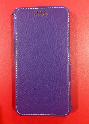 Чехол-книжка на телефон Prestigio 3459 фиолетового цвета