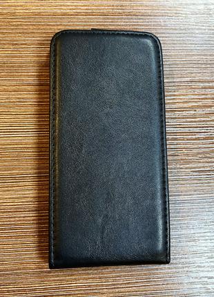 Чехол-книжка на телефон Samsung A500,A5 2015 года черного цвета