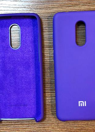 Чехол-накладка на телефон Xiaomi Redmi 5 фиолетового цвета