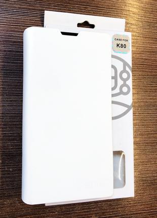Чехол-книжка на телефон Lenovo K80 белого цвета
