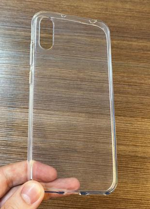 Прозрачный силиконовый чехол на телефон Honor 8A