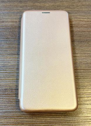 Чехол-книжка на телефон Xiaomi Redmi 9C золотистого цвета