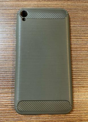 Чехол-накладка на телефон Asus Zenfone Live ZB501KL серого цвета