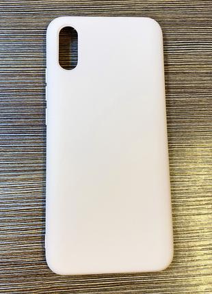 Оригинальный чехол Silicone Case на телефон Xiaomi Redmi 9A мо...