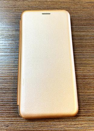 Чехол-книжка на телефон Xiaomi Redmi 5 золотистого цвета